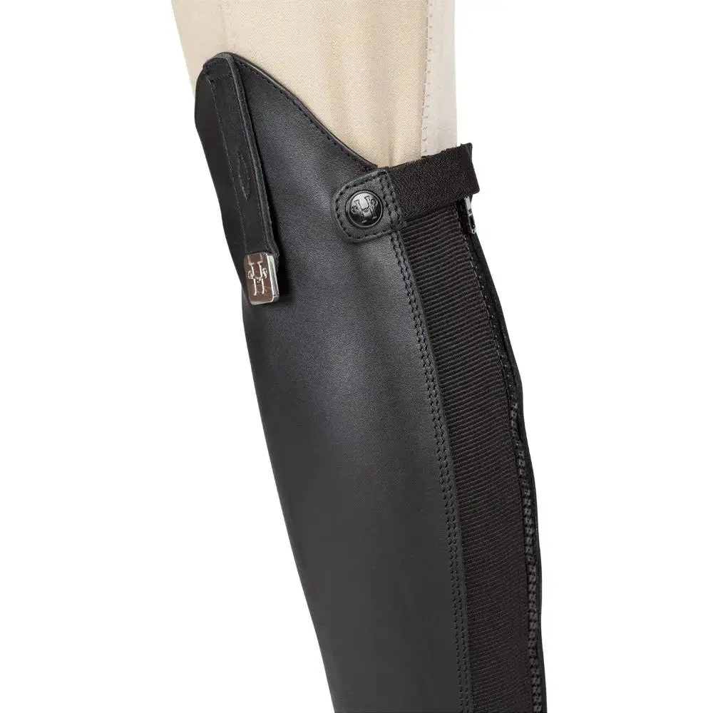 Huntley Equestrian Custom Fit Premium Leather Half Chaps - Image 3