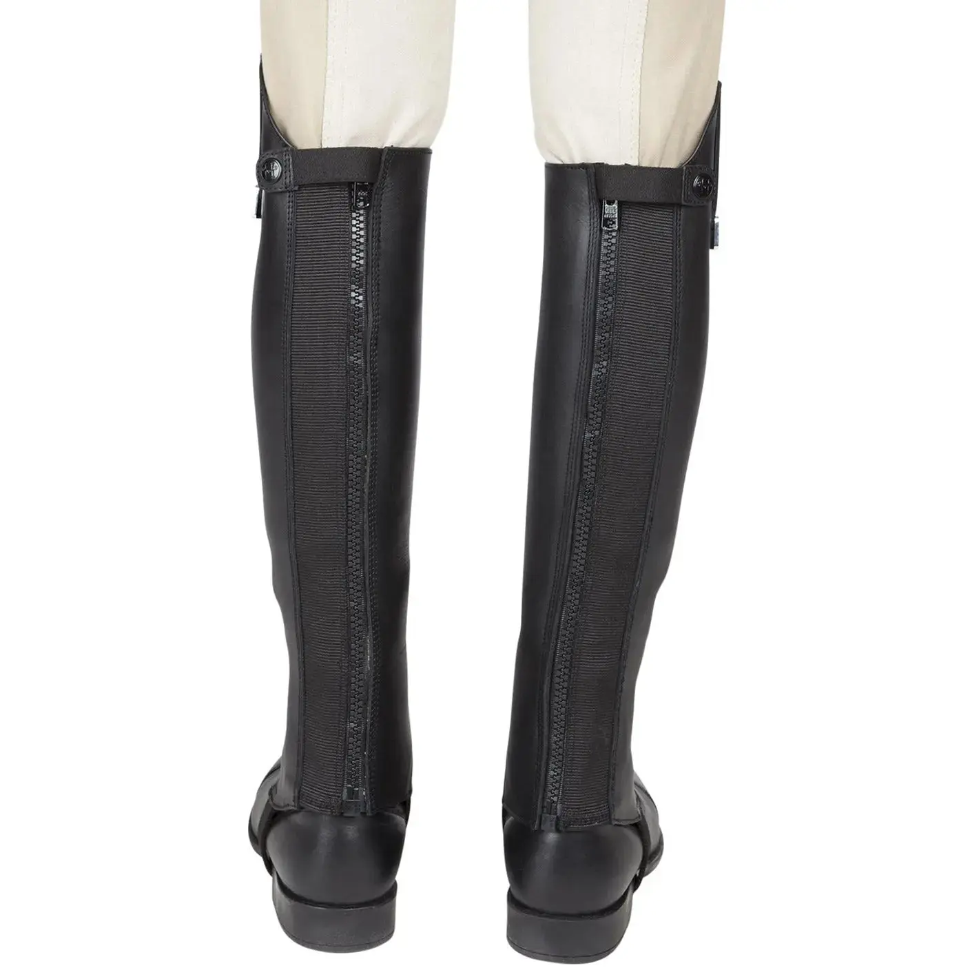 Huntley Equestrian Custom Fit Premium Leather Half Chaps - Image 4