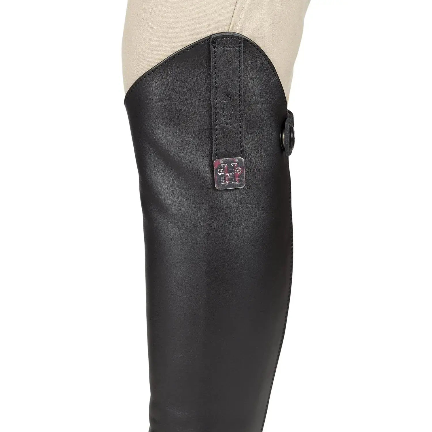 Huntley Equestrian Custom Fit Premium Leather Half Chaps - Image 5