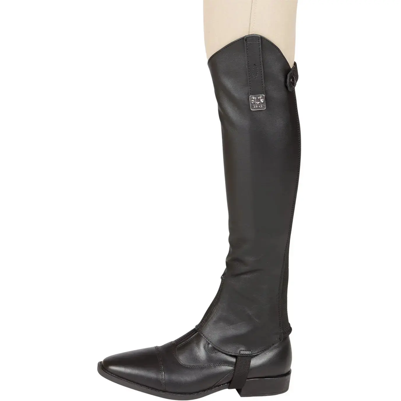 Huntley Equestrian Custom Fit Premium Leather Half Chaps - Image 6