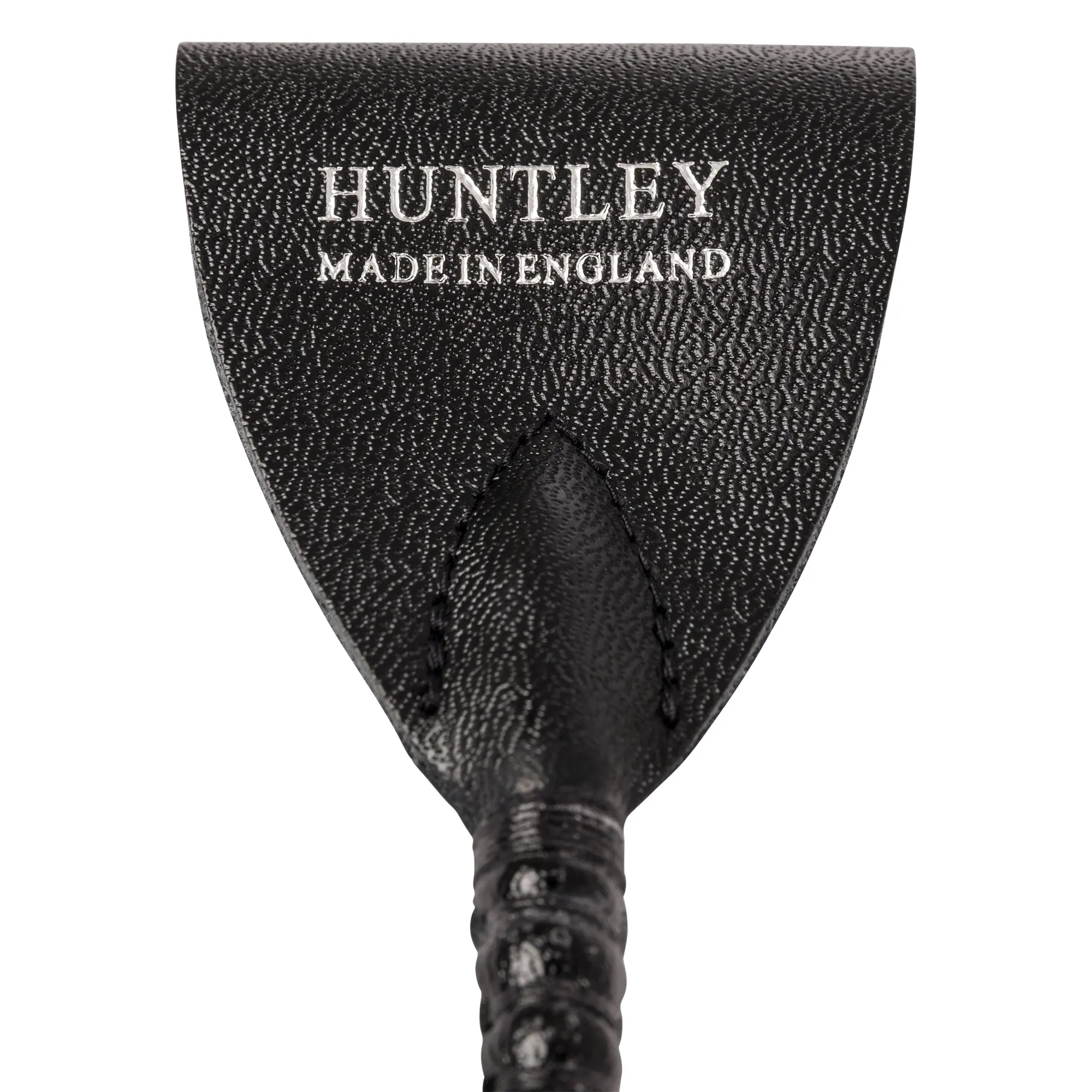 Huntley Equestrian Leather Jumping Bat Riding Crop - Image 6