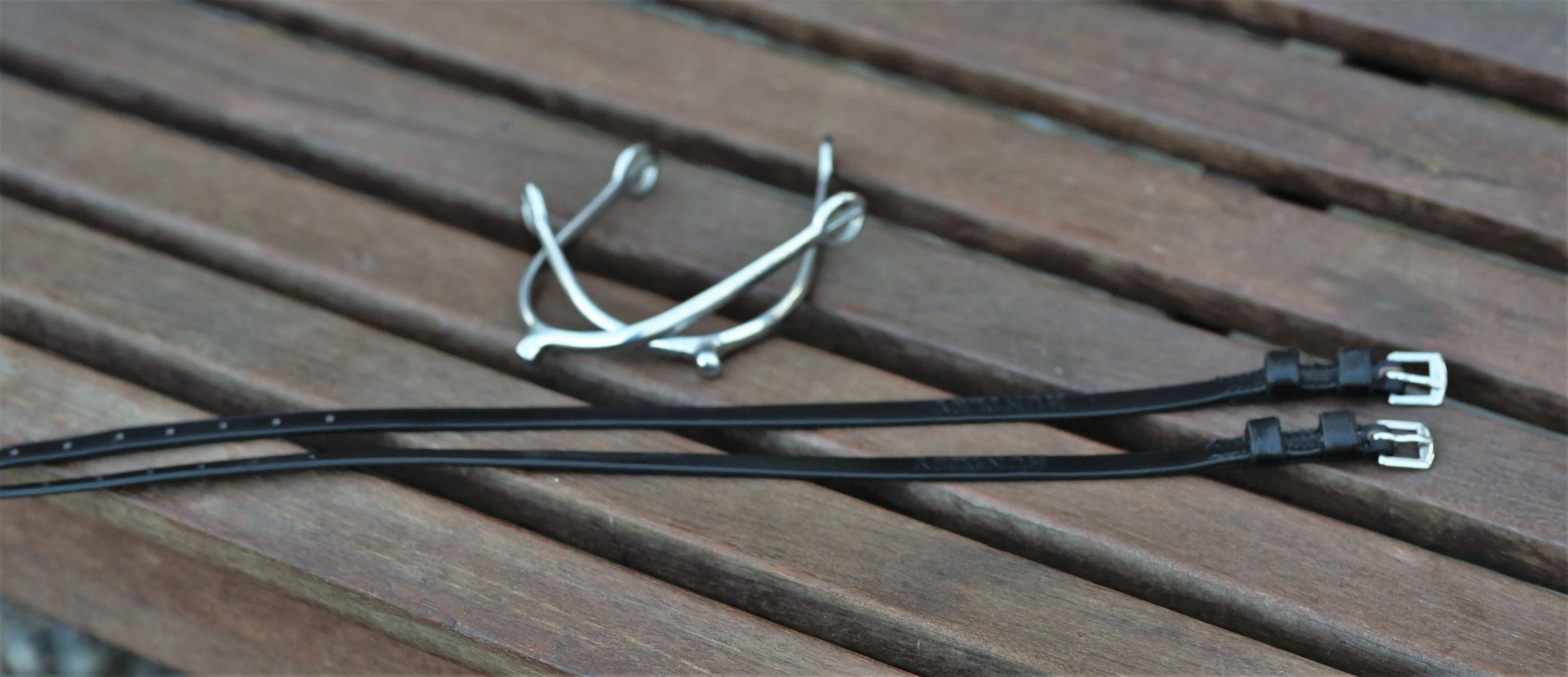 Huntley Equestrian Premium English Leather Spur Straps - Image 5