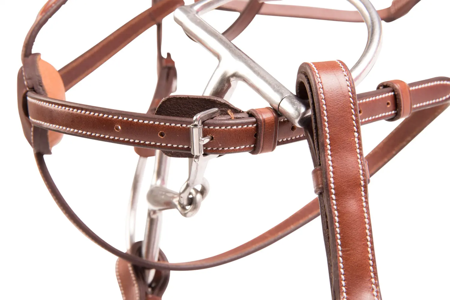 Huntley Equestrian Sedgwick Fancy Stitched Figure 8 Noseband - Image 4