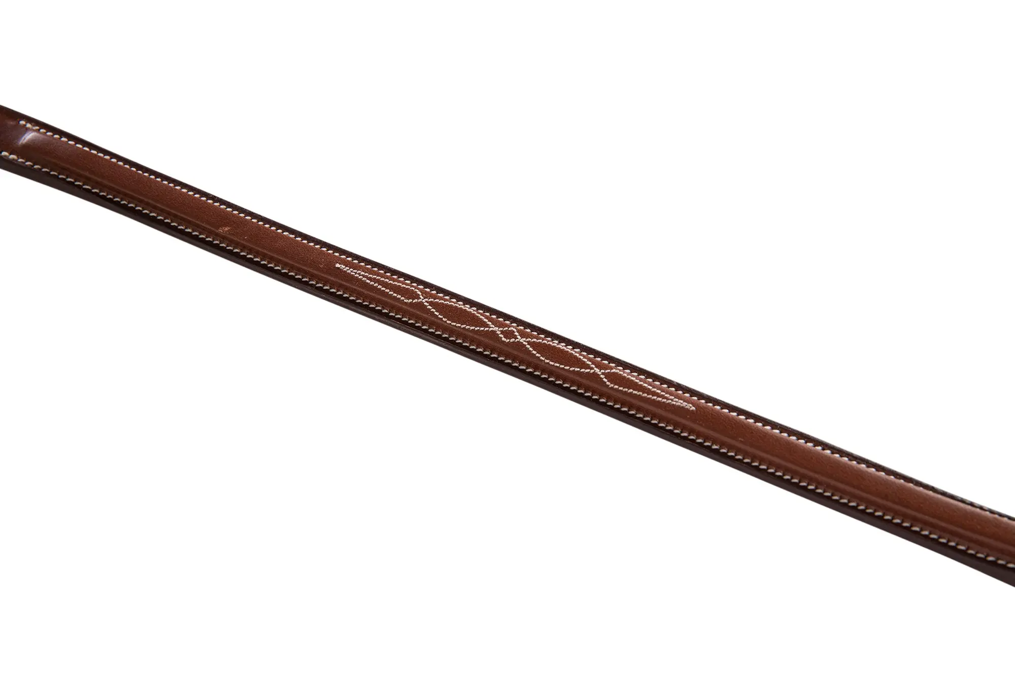 Huntley Equestrian Sedgwick Fancy Stitched Square Raised Brow Band - Image 6