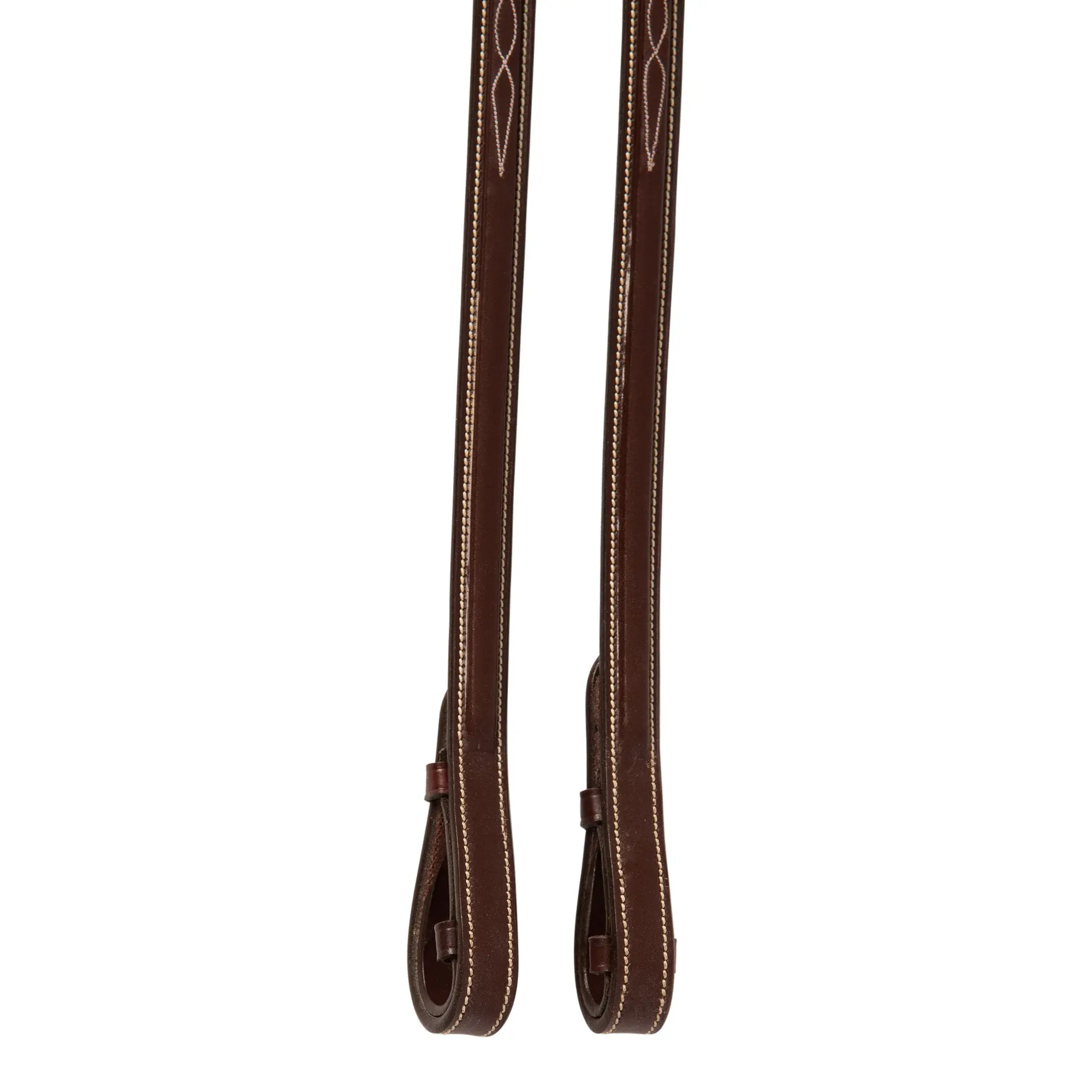 Huntley Equestrian Sedgwick Fancy Stitched Square Raised Laced Reins - Image 11