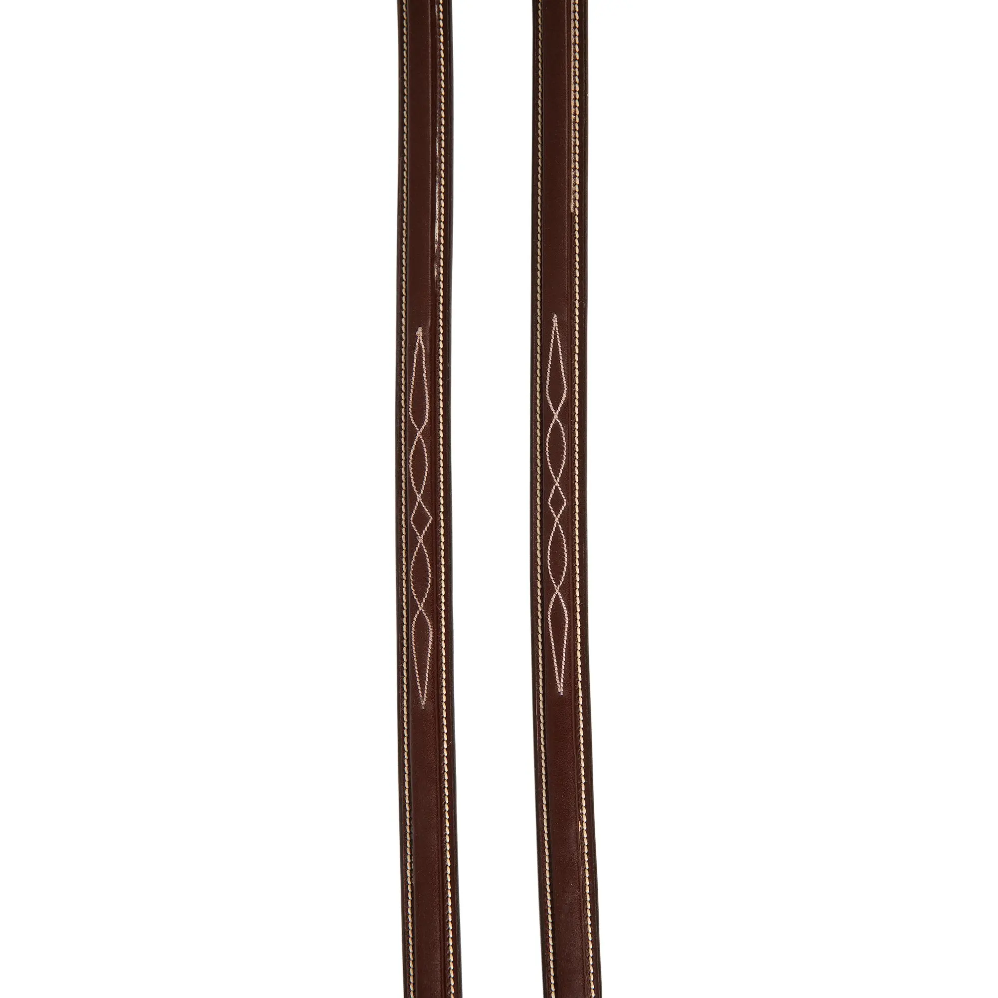 Huntley Equestrian Sedgwick Fancy Stitched Square Raised Laced Reins - Image 9