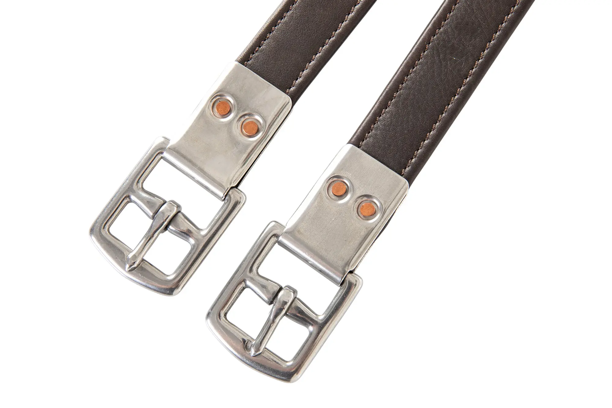 Huntley Equestrian Sedgwick Leather Flat Buckle Stirrup Leathers - Image 12